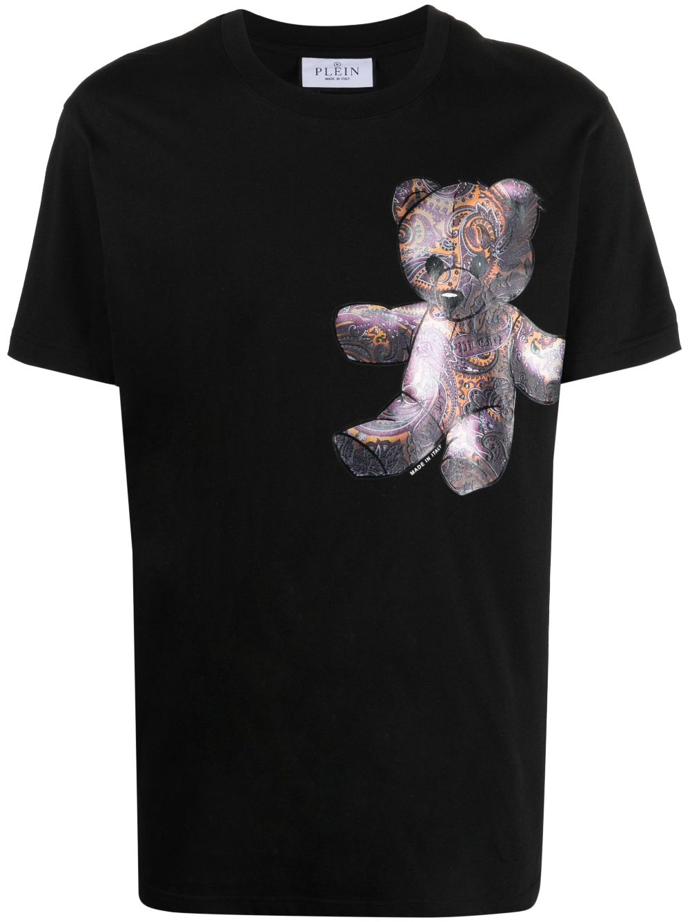 Philipp Plein teddy bear-print cotton T-shirt - Black von Philipp Plein