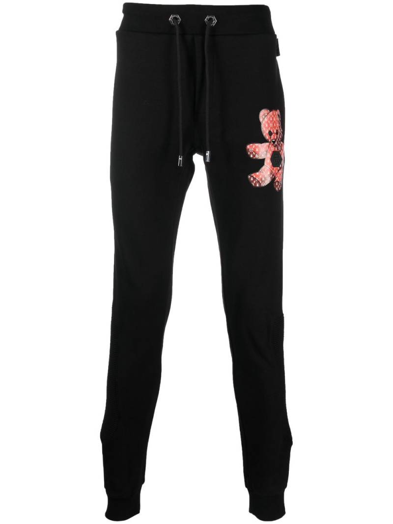 Philipp Plein teddy motif track pants - Black von Philipp Plein