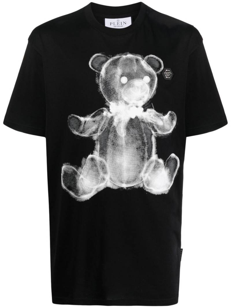 Philipp Plein teddy print T-shirt - Black von Philipp Plein