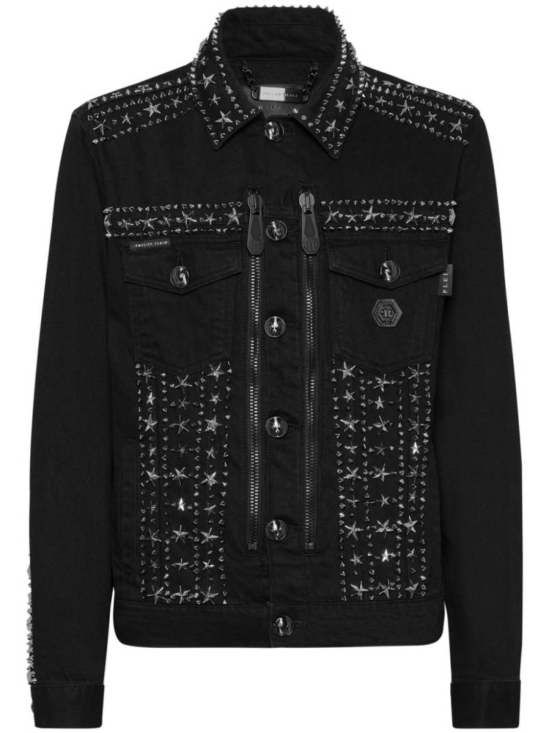 Philipp Plein zip-up studded jacket - Black von Philipp Plein