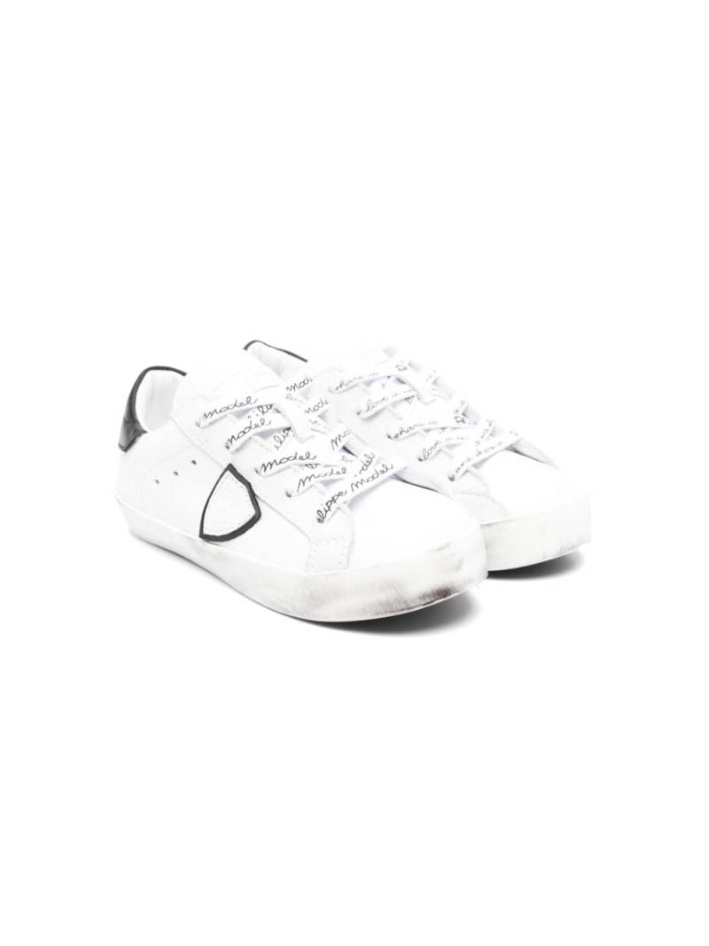 Philippe Model Kids Paris leather sneakers - White von Philippe Model Kids