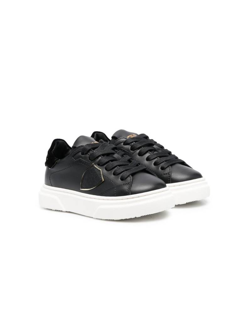 Philippe Model Kids Temple lace-up sneakers - Black von Philippe Model Kids