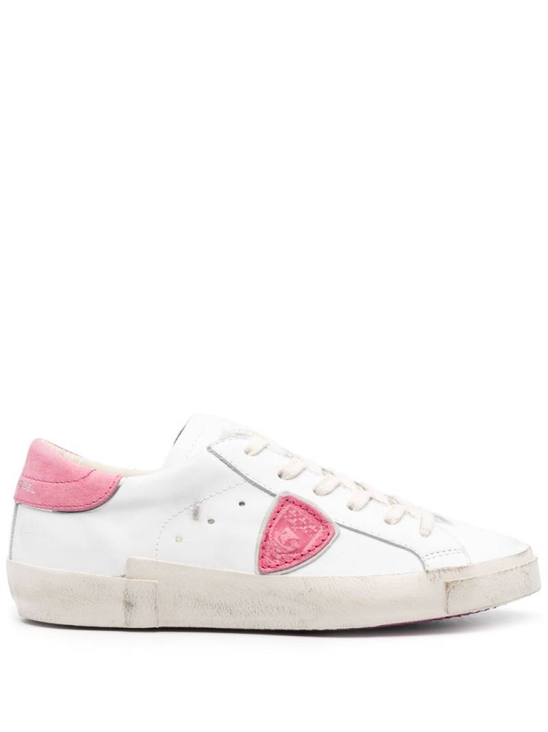 Philippe Model Paris PRSX leather low-top sneakers - White von Philippe Model Paris