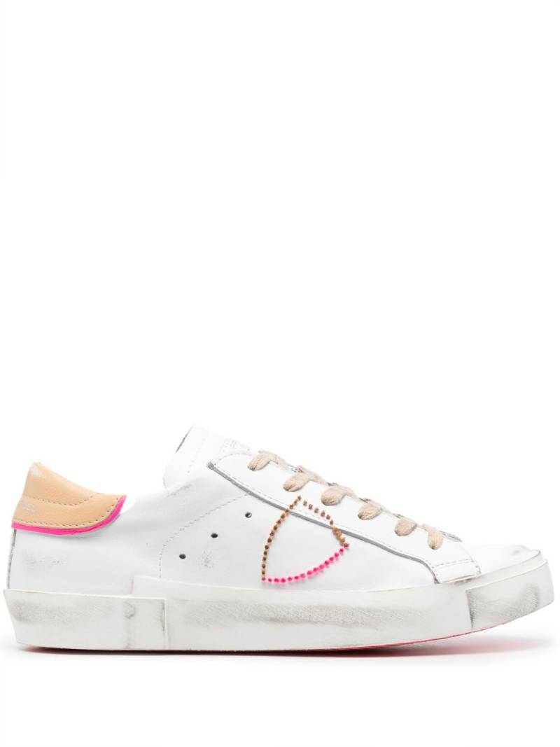 Philippe Model Paris PRSX leather low-top sneakers - White von Philippe Model Paris