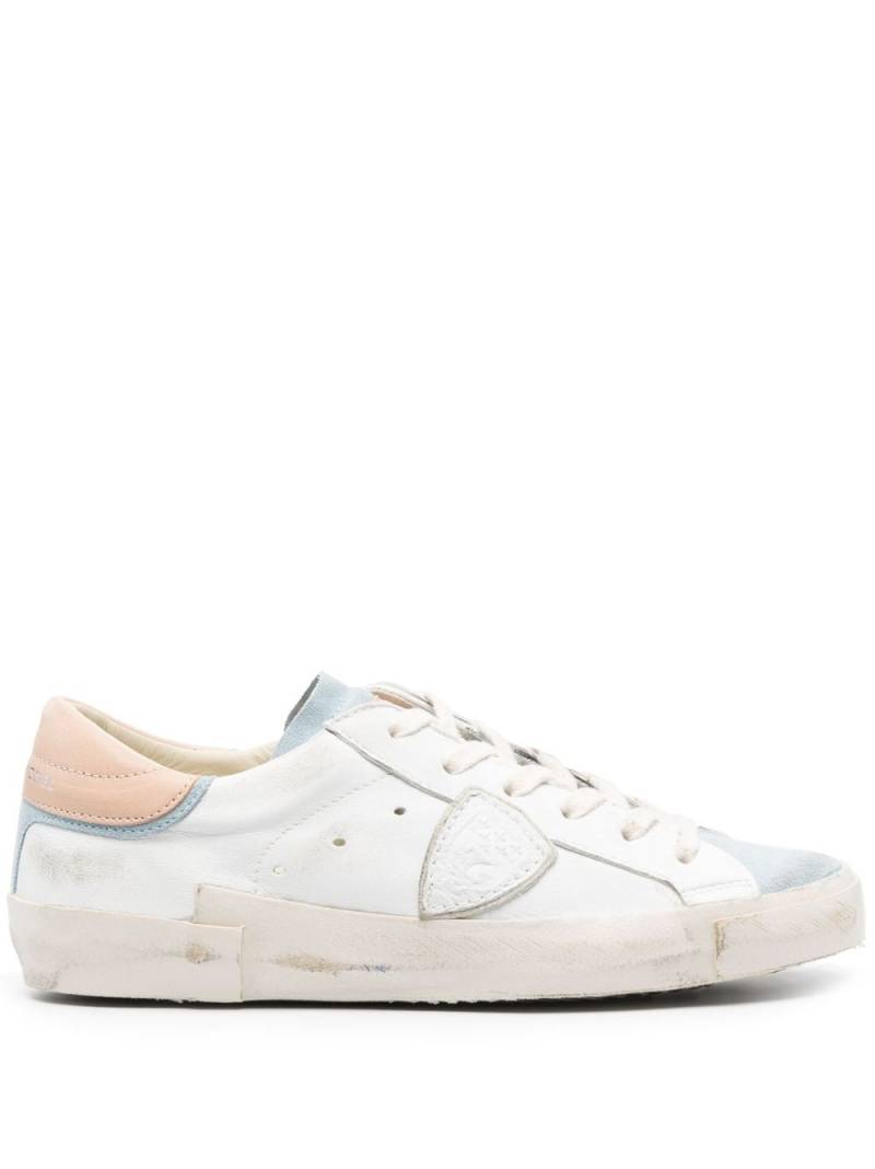 Philippe Model Paris PRSX leather low-top sneakers - White von Philippe Model Paris