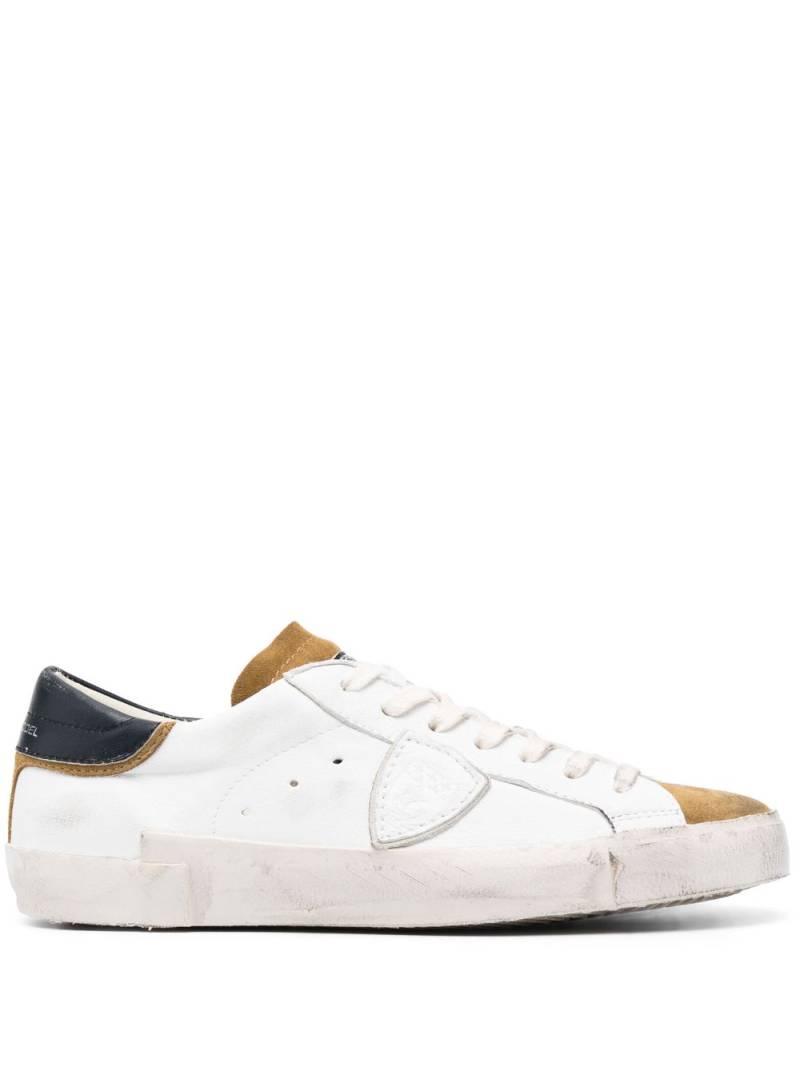 Philippe Model Paris PRSX leather low-top sneakers - White von Philippe Model Paris