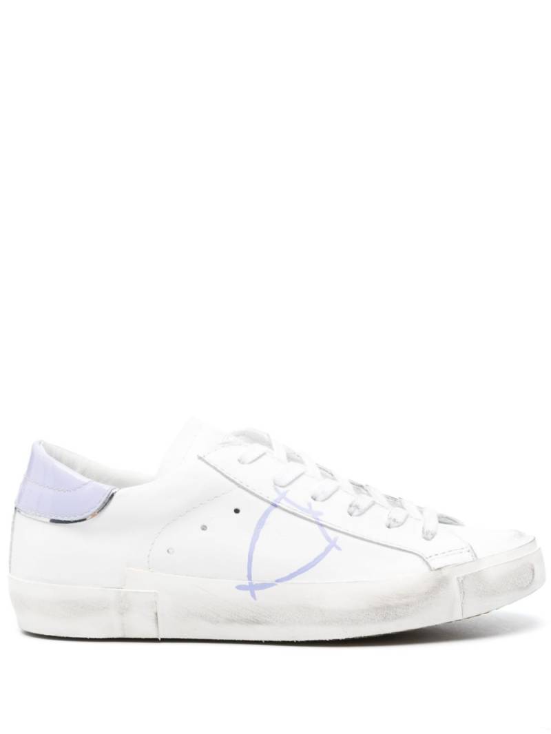 Philippe Model Paris PRSX leather sneaker - White von Philippe Model Paris