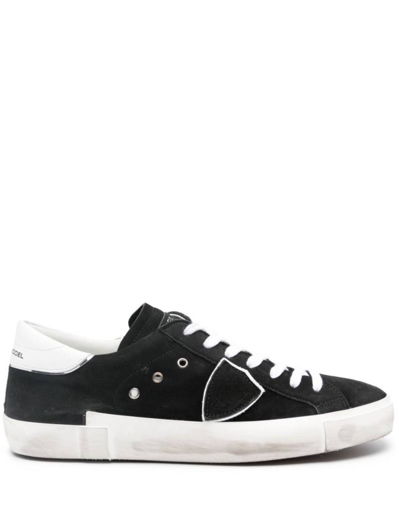 Philippe Model Paris Paris logo-patch sneakers - Black von Philippe Model Paris