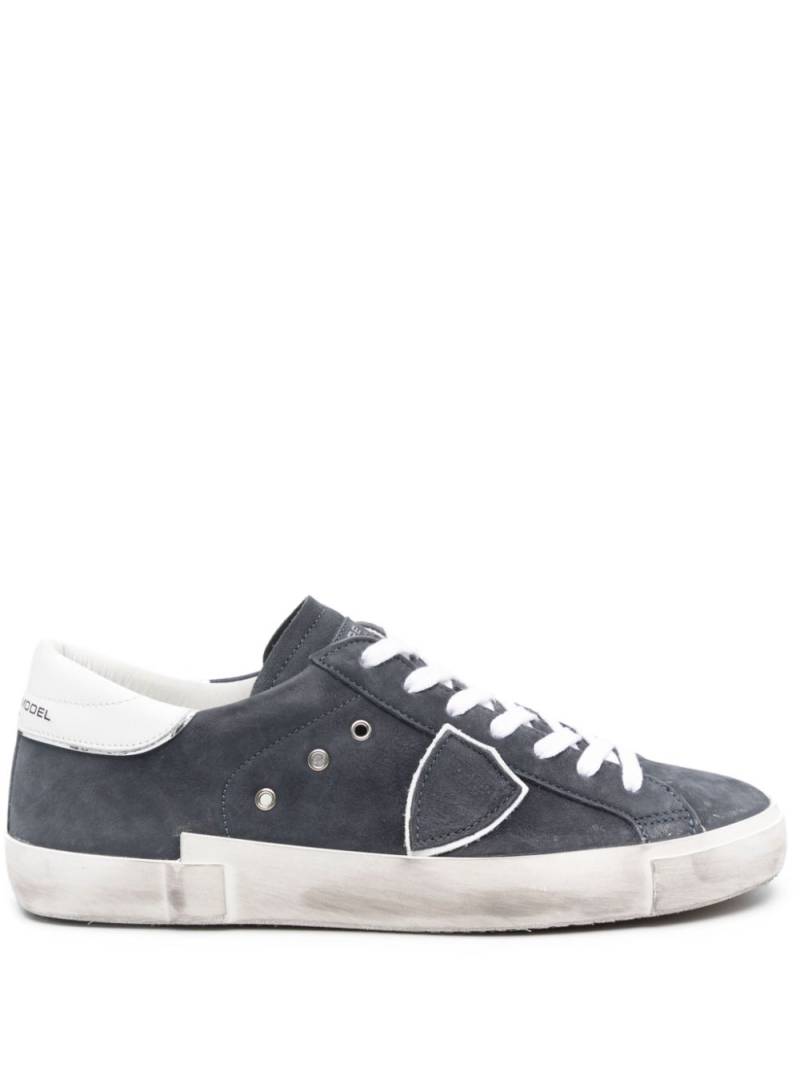 Philippe Model Paris Paris logo-patch sneakers - Blue von Philippe Model Paris