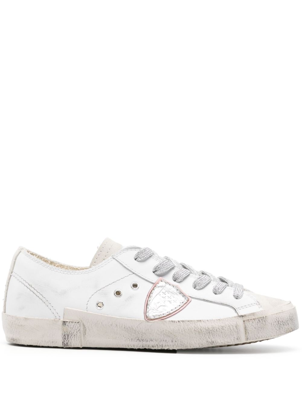 Philippe Model Paris Paris logo-patch sneakers - White von Philippe Model Paris