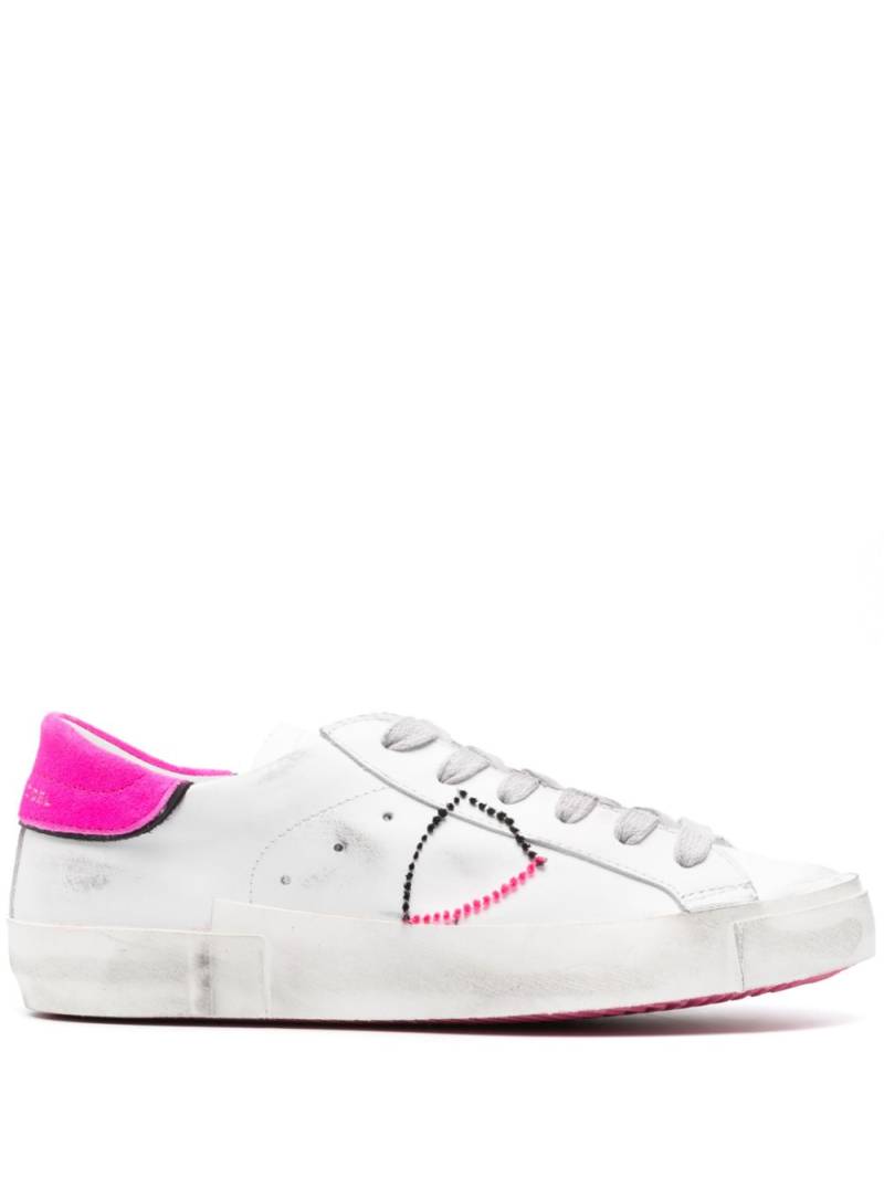 Philippe Model Paris Paris logo-patch sneakers - White von Philippe Model Paris