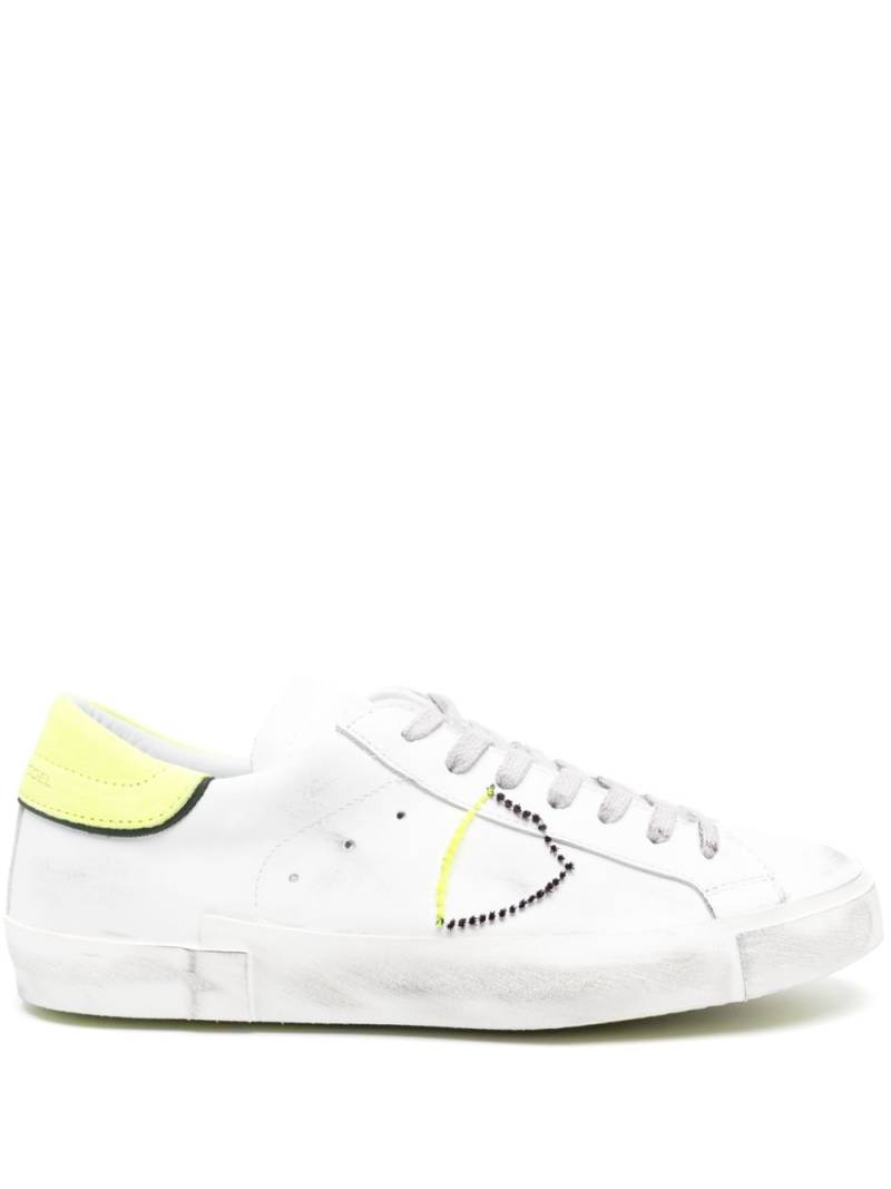 Philippe Model Paris Paris logo-patch sneakers - White von Philippe Model Paris