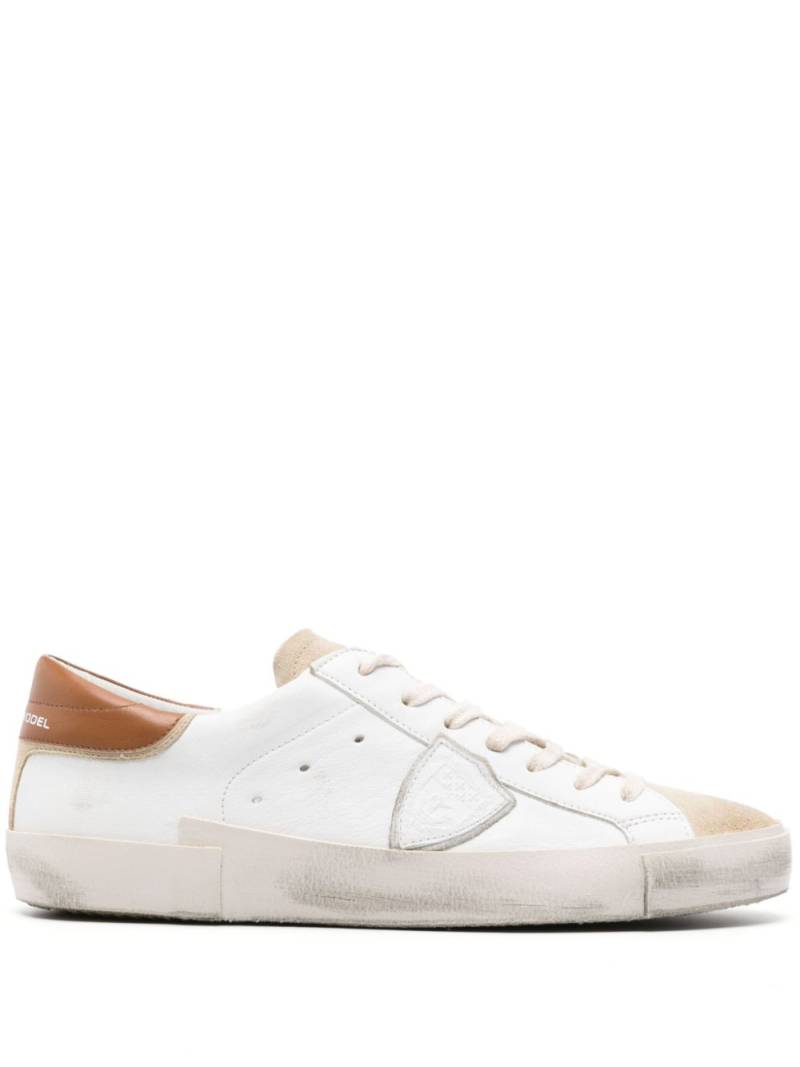 Philippe Model Paris Paris logo-patch sneakers - White von Philippe Model Paris