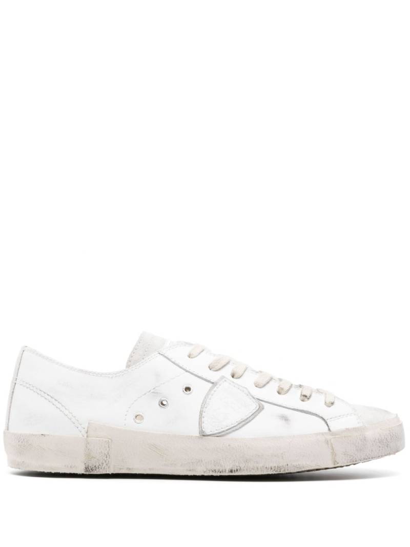 Philippe Model Paris Paris logo-patch sneakers - White von Philippe Model Paris