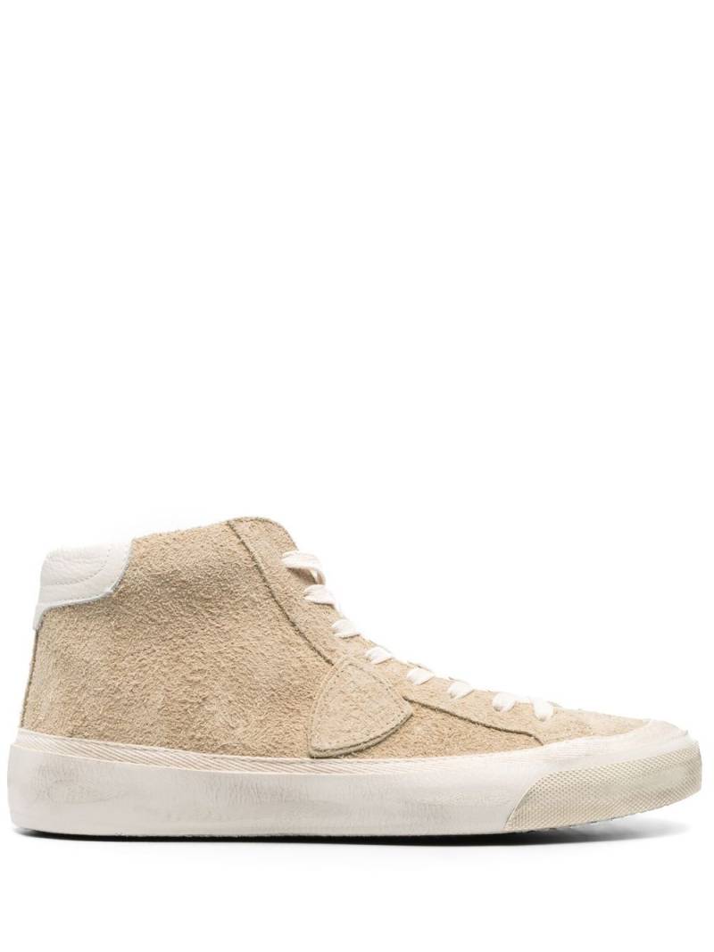 Philippe Model Paris Plaisir high-top sneakers - Neutrals von Philippe Model Paris