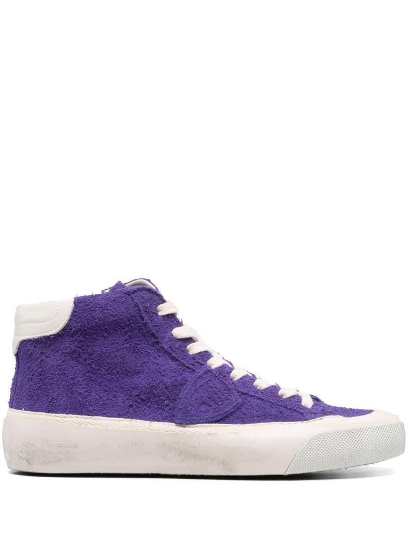 Philippe Model Paris Plaisir high-top sneakers - Purple von Philippe Model Paris