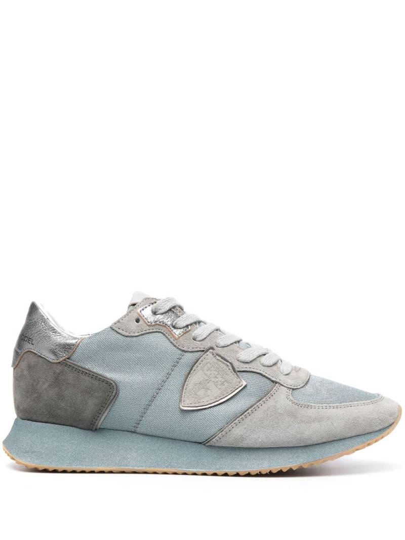 Philippe Model Paris TRPX leather low-top sneakers - Blue von Philippe Model Paris