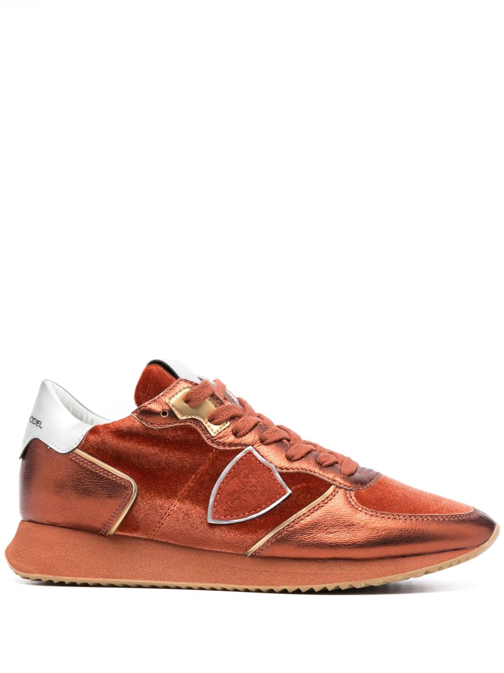 Philippe Model Paris TRPX leather low-top sneakers - Orange von Philippe Model Paris