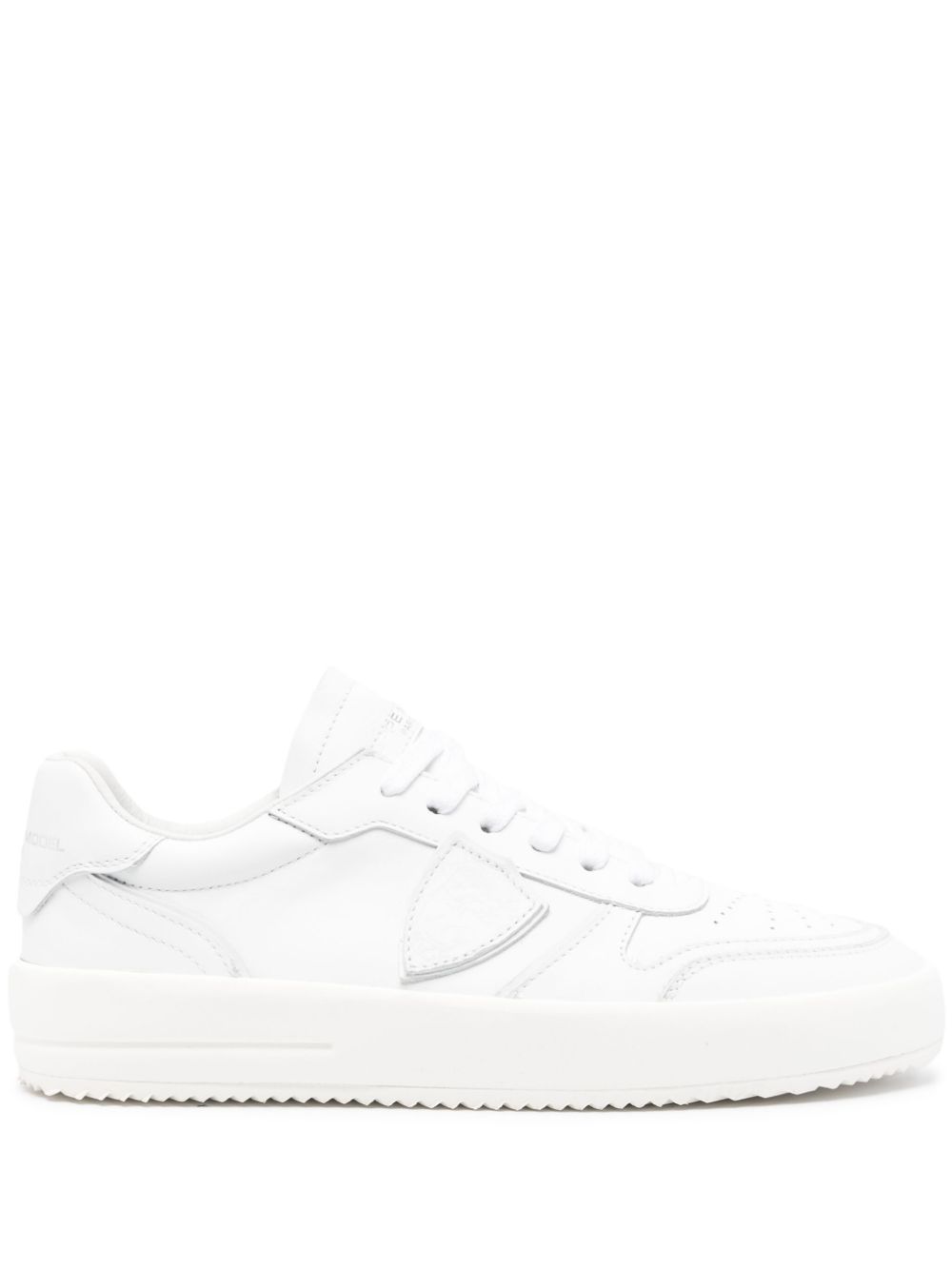 Philippe Model Paris Temple Veau leather sneakers - White von Philippe Model Paris