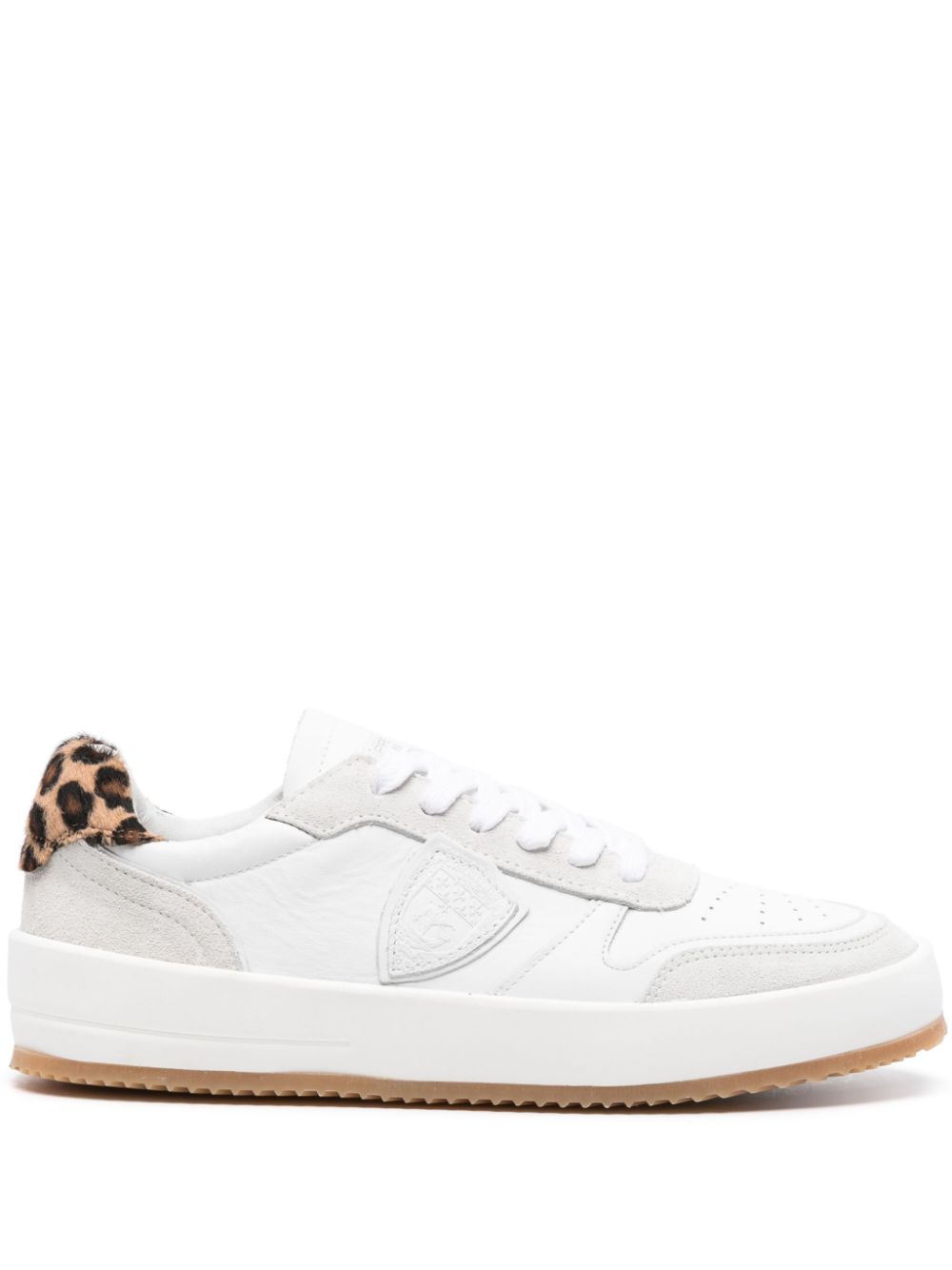 Philippe Model Paris Temple leather sneakers - White von Philippe Model Paris