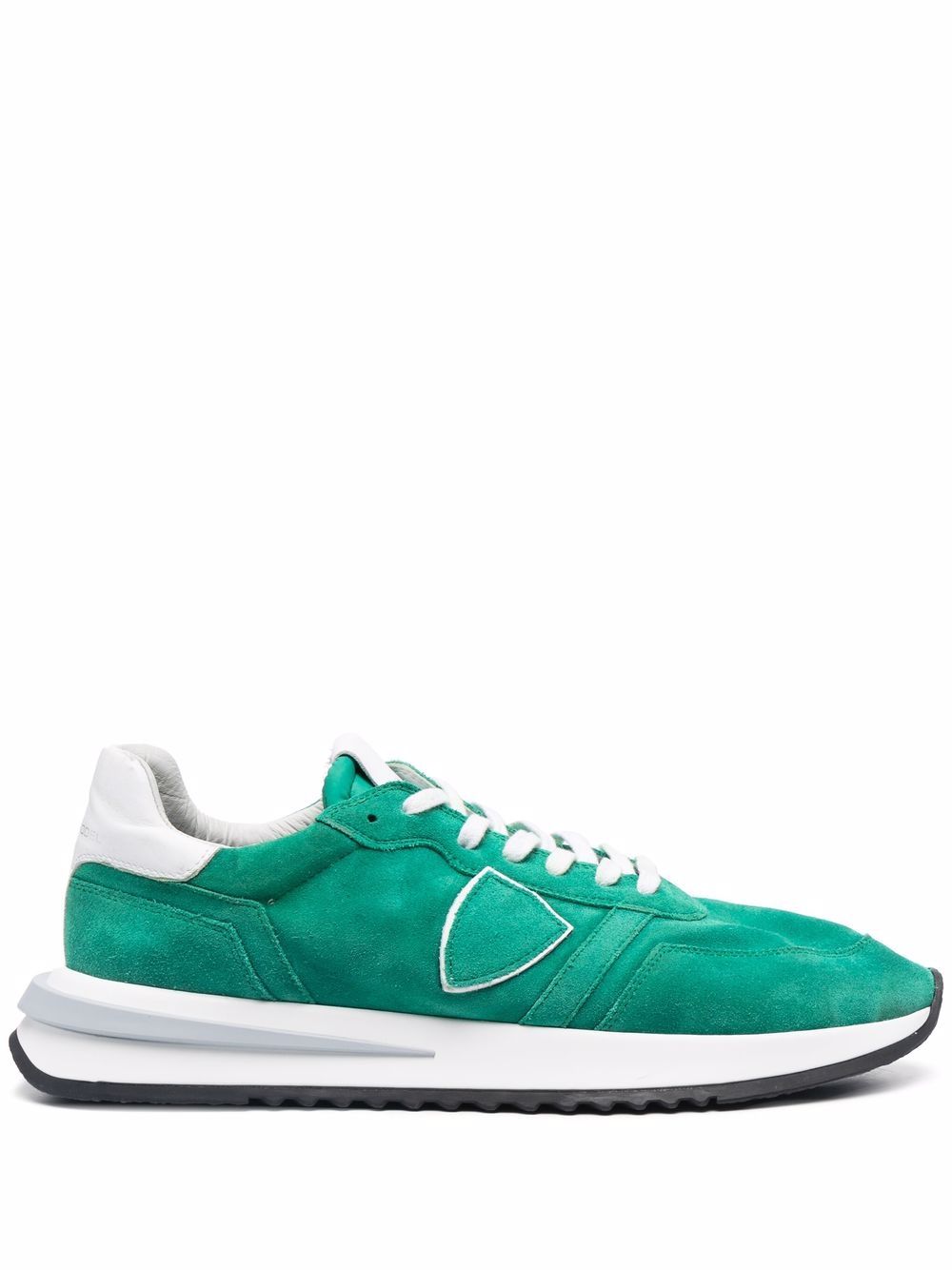 Philippe Model Paris Tropez 2.1 washed suede sneakers - Green von Philippe Model Paris