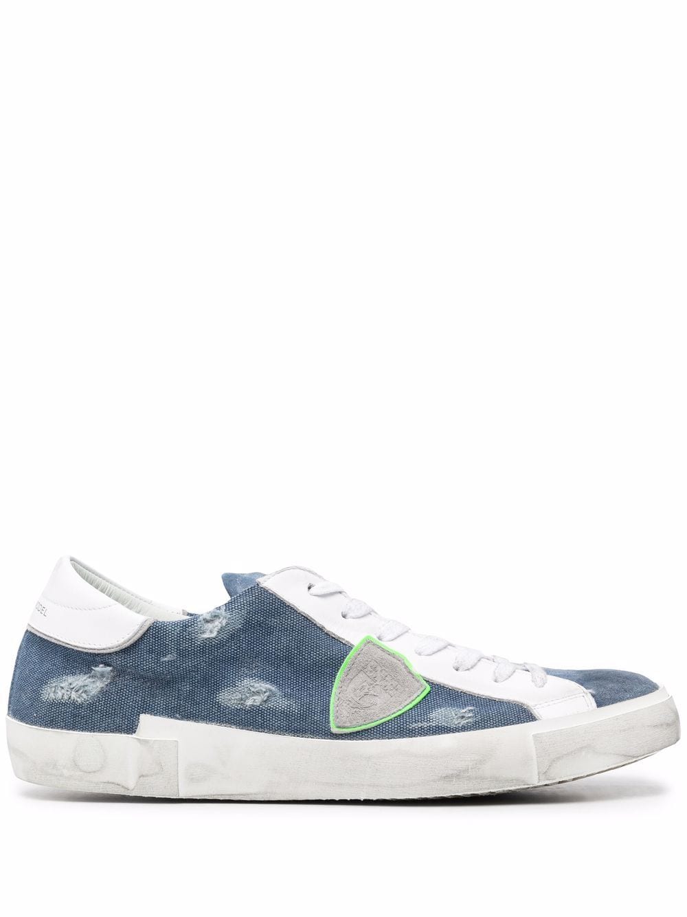 Philippe Model Paris distressed-detail sneakers - Blue von Philippe Model Paris