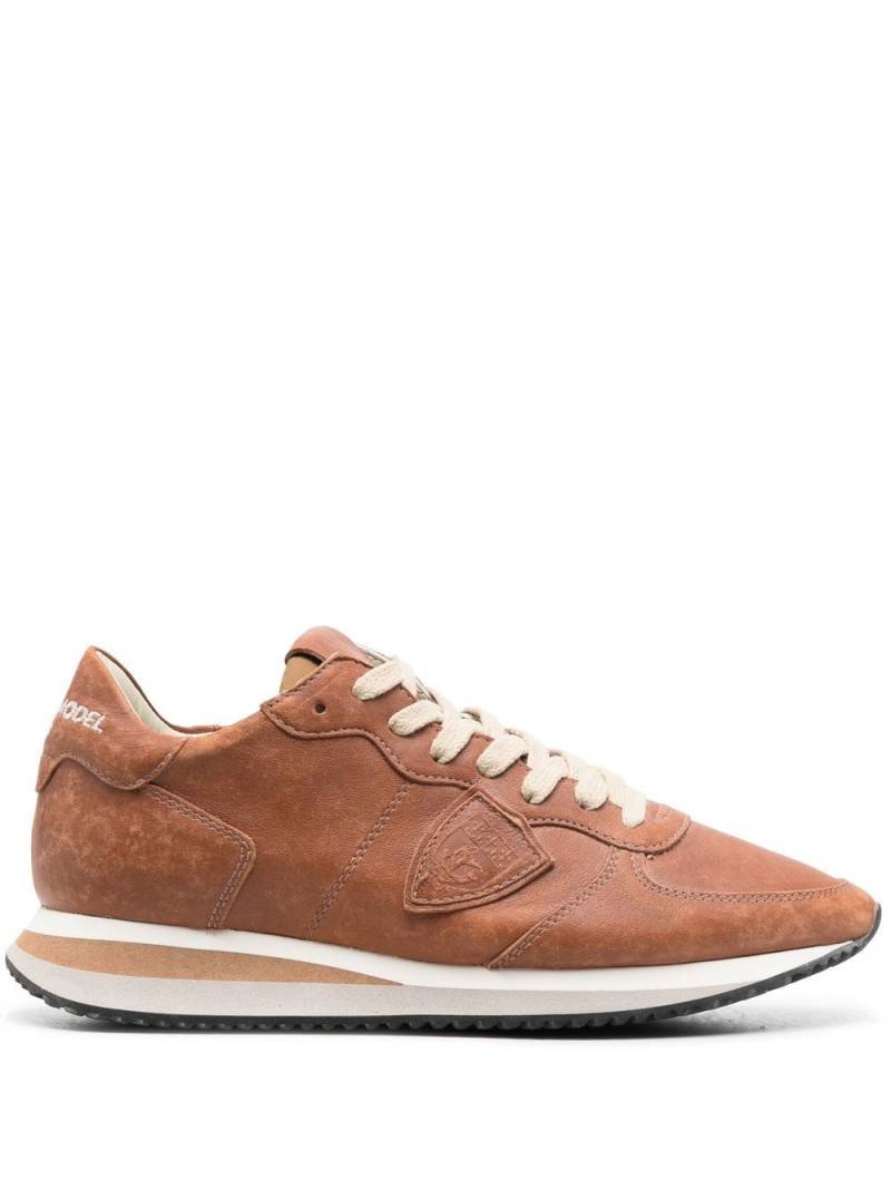 Philippe Model Paris lo-top suede sneakers - Brown von Philippe Model Paris