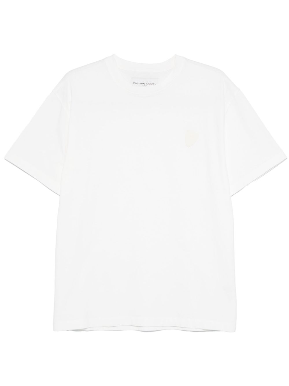 Philippe Model Paris logo-patch T-shirt - White von Philippe Model Paris