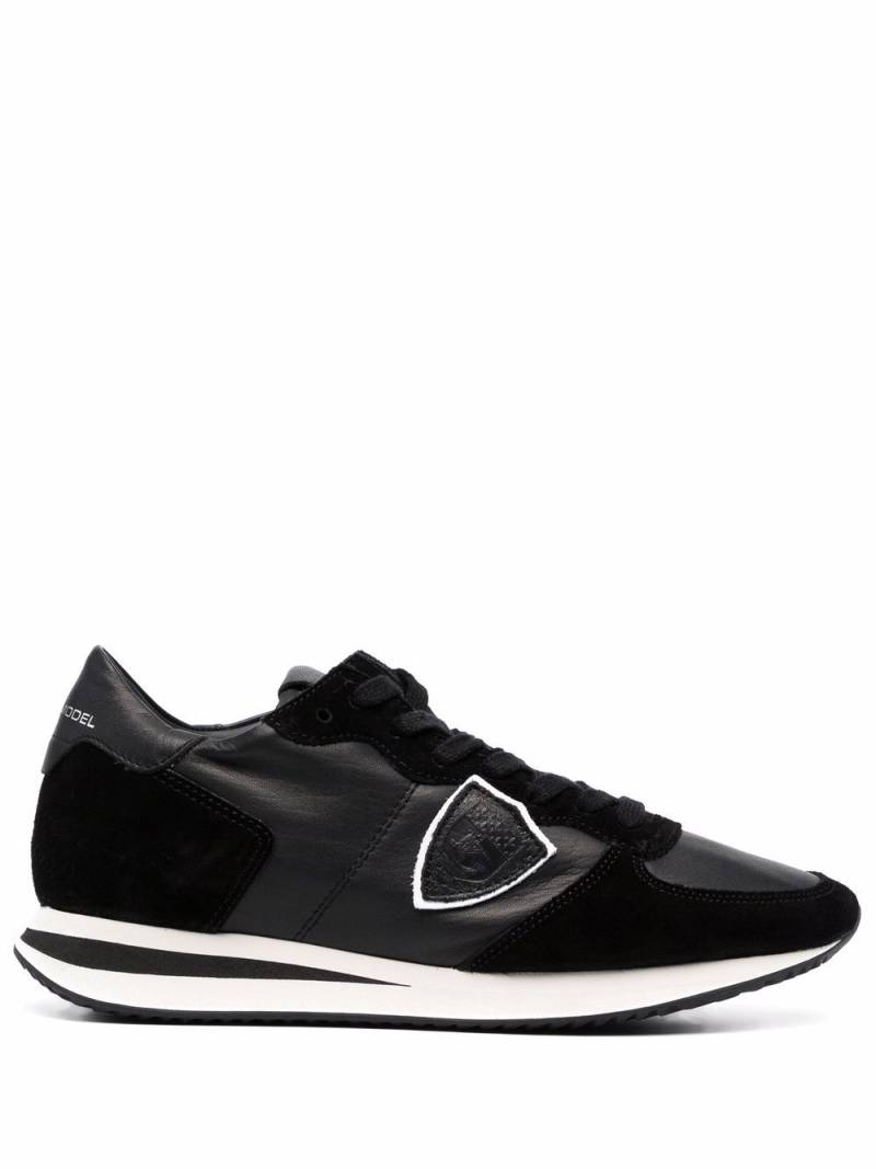 Philippe Model Paris logo patch sneakers - Black von Philippe Model Paris