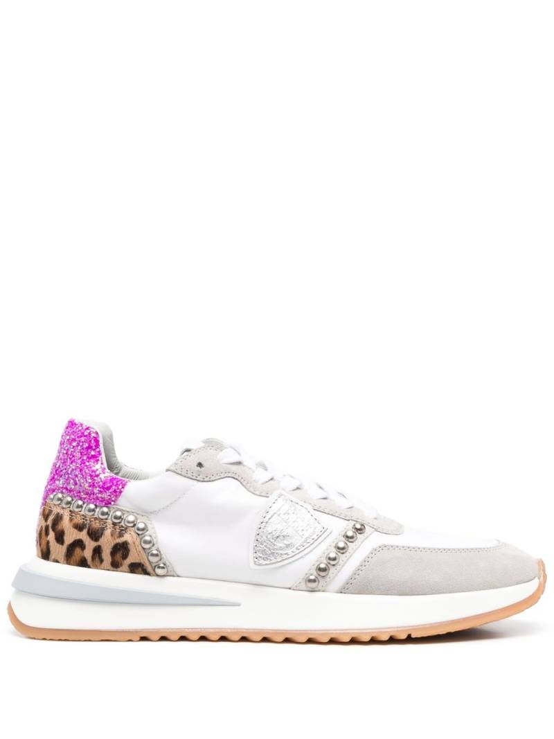 Philippe Model Paris panelled-design low-top sneakers - White von Philippe Model Paris