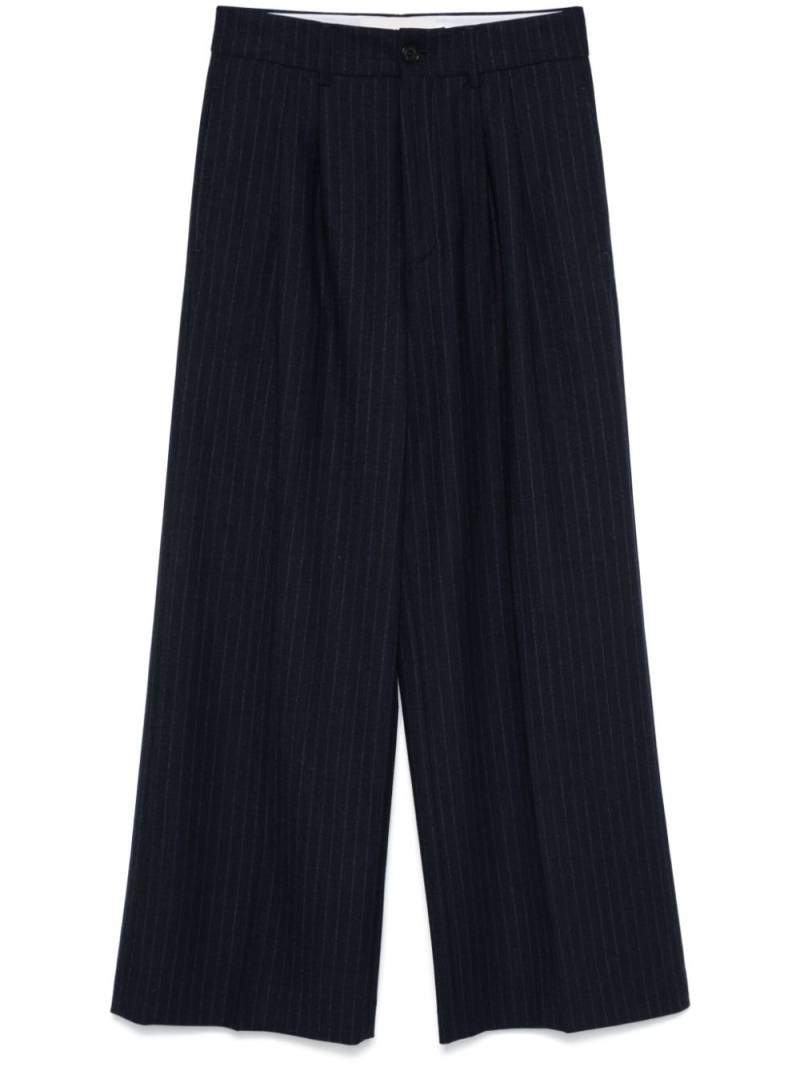 Philippe Model Paris pinstriped palazzo pants - Blue von Philippe Model Paris