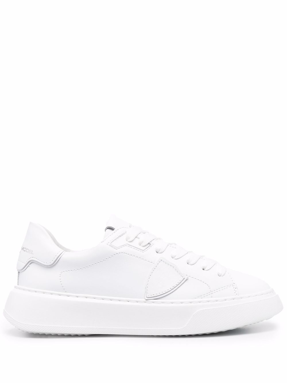 Philippe Model Paris side logo-patch sneakers - White von Philippe Model Paris