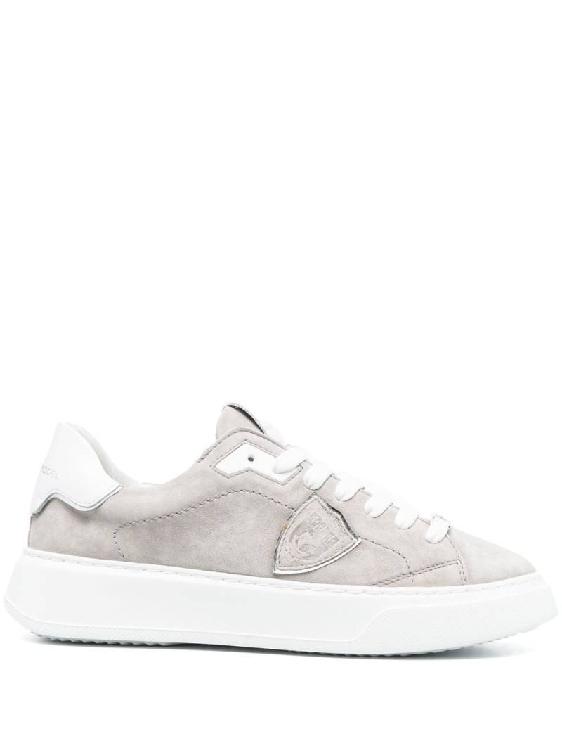 Philippe Model Paris suede lace-up sneakers - Grey von Philippe Model Paris