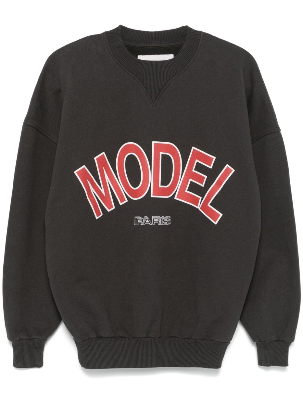 Philippe Model Paris text-print sweatshirt - Black von Philippe Model Paris