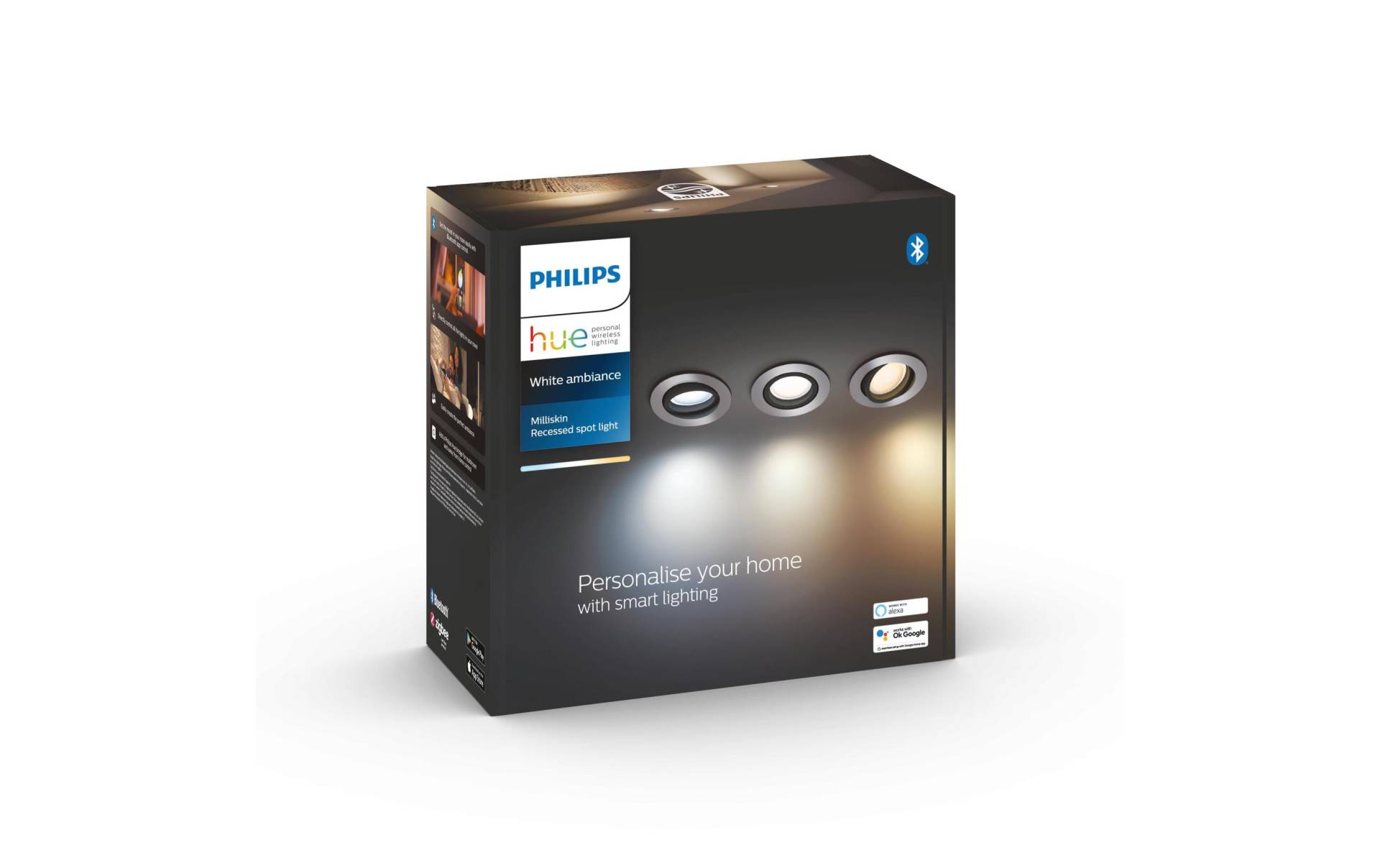 Philips Hue Deckenleuchte »White Ambian«, 3 flammig von Philips Hue