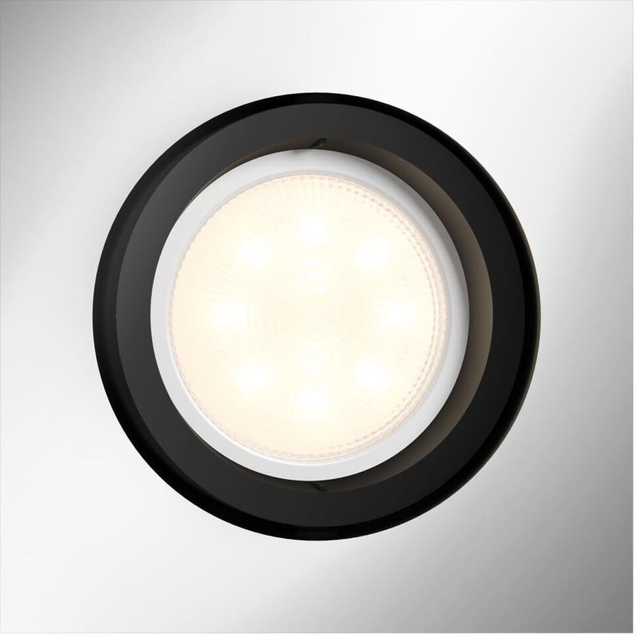 Philips Hue Philips HUE LED Einbauspot eckig Milliskin 5042148P7, 250lm, Aluminium, inkl. Dimmschalter von Philips Hue