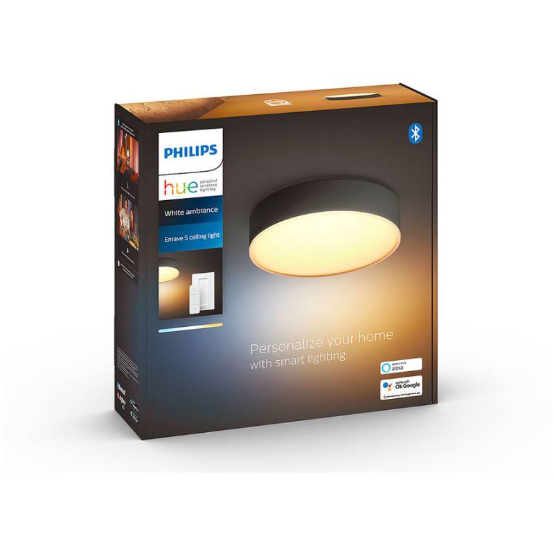 Philips Hue Philips Hue Deckenleuchte Enrave Schwarz  9.6 W von Philips Hue