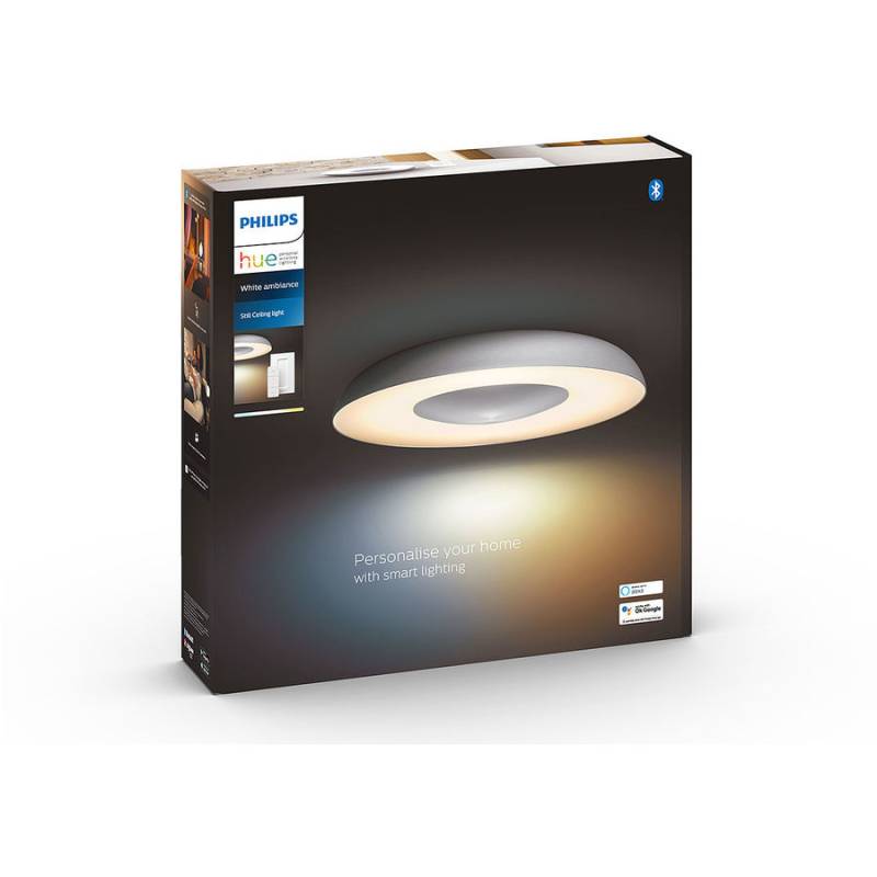 Philips Hue Philips Hue Deckenleuchte Still Aluminium  44 × 46 cm von Philips Hue