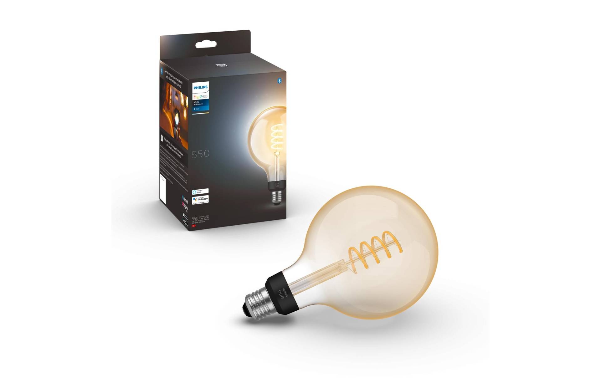 Philips Hue Spezialleuchtmittel »White Ambian«, E27, Neutralweiss-Tageslichtweiss-Kaltweiss-Warmweiss von Philips Hue