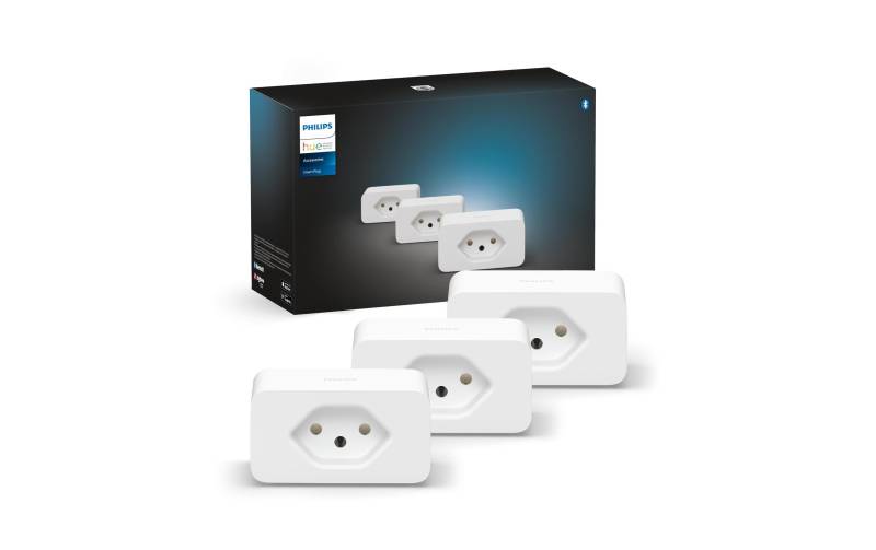 Philips Hue Steckdose »Hue Zubehör Smart Plug Steckdose 3er Set CH Weiss, Bluetooth«, (3 St.) von Philips Hue