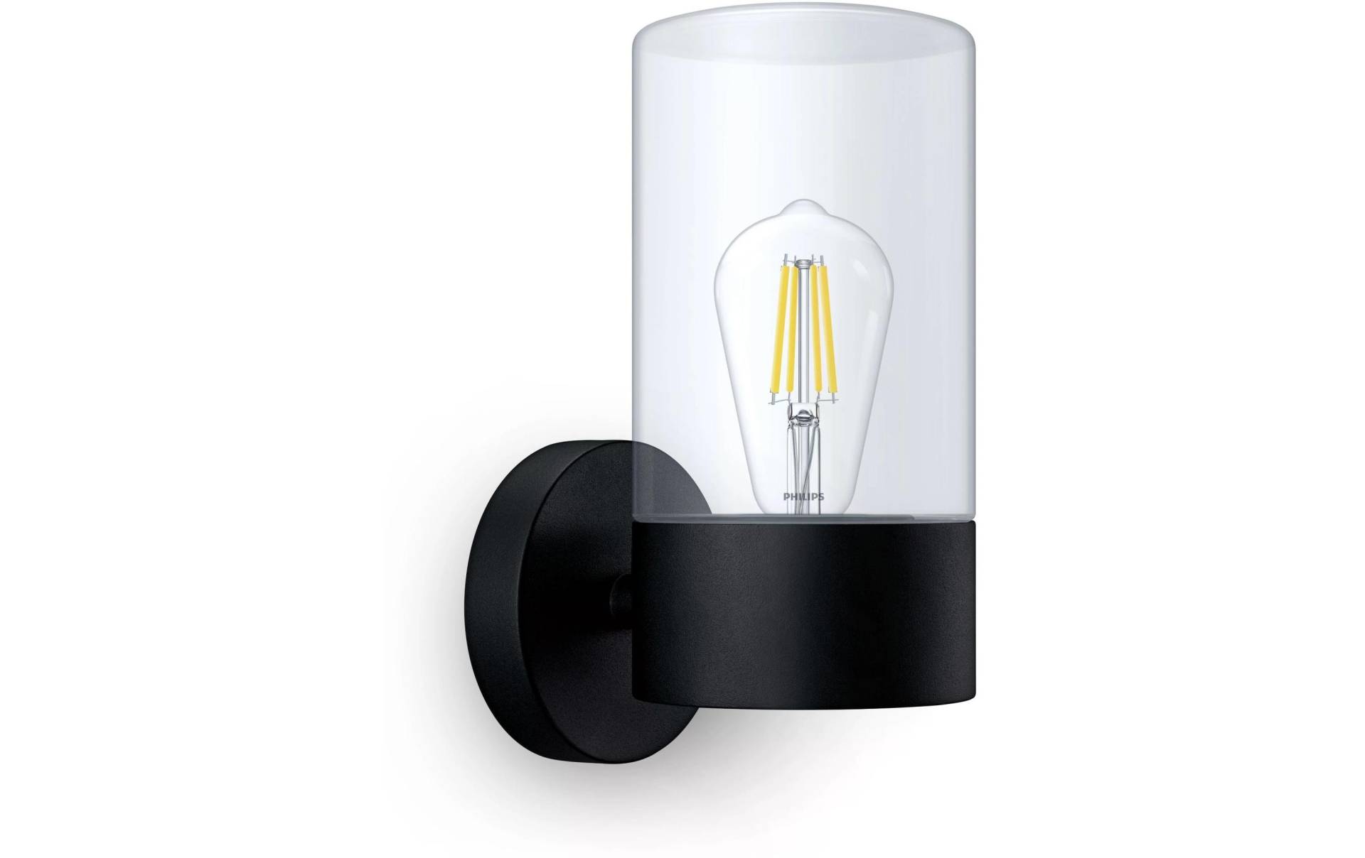 Philips Aussen-Wandleuchte »Flareon rund, max. 25W, exkl. LM, schwarz« Philips Aussen-Wandleuchte »Flareon rund, max. 25W, exkl. LM, schwarz« von Philips