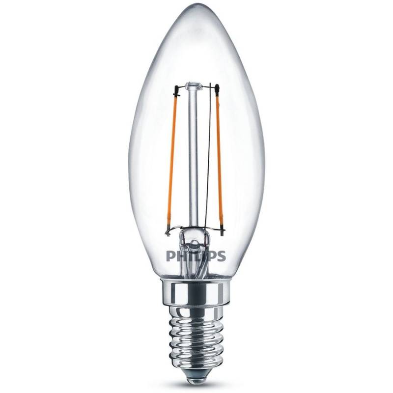 Philips Philips Candela LED E14 Bianco Caldo  2 W  2 Pezzi von Philips