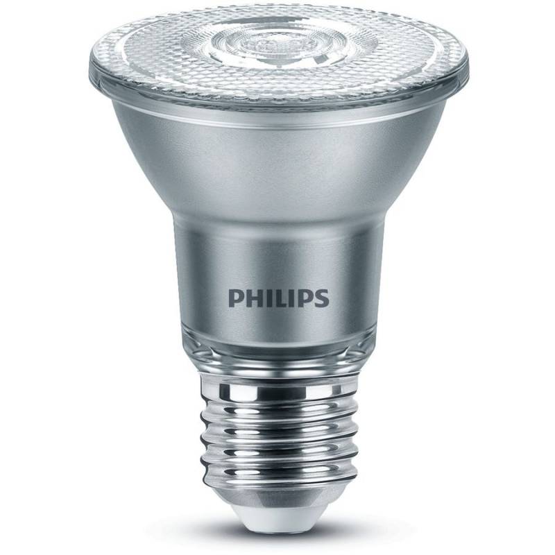 Philips Philips LEDclassic Lampe ersetzt 50W, E27 Sockel, warmweiss (2700 Kelvin), 500 Lumen, Reflektor, dimmbar von Philips