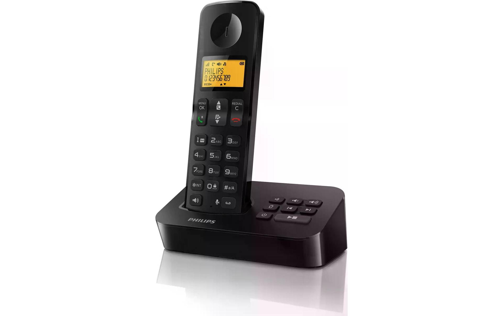 Philips Schnurloses DECT-Telefon »Philips D2651B Schwarz« von Philips