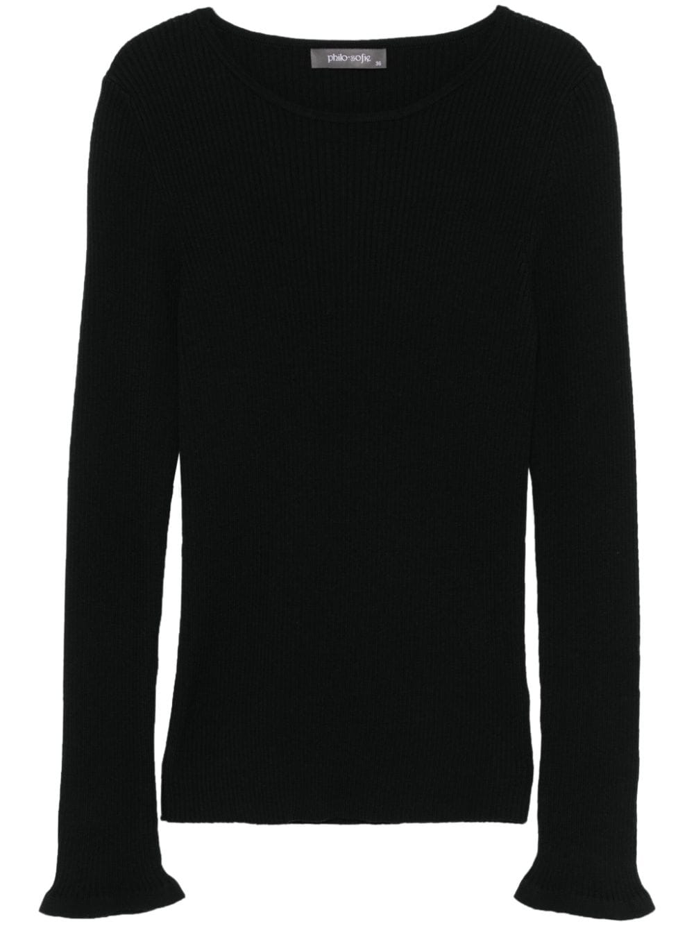 Philo-Sofie Bi-Colour sweater - Black von Philo-Sofie