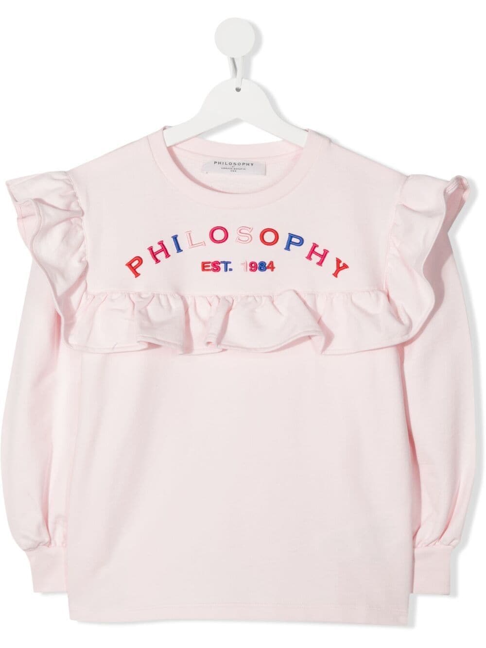 Philosophy Di Lorenzo Serafini Kids TEEN ruffled-trim jumper - Pink von Philosophy Di Lorenzo Serafini Kids