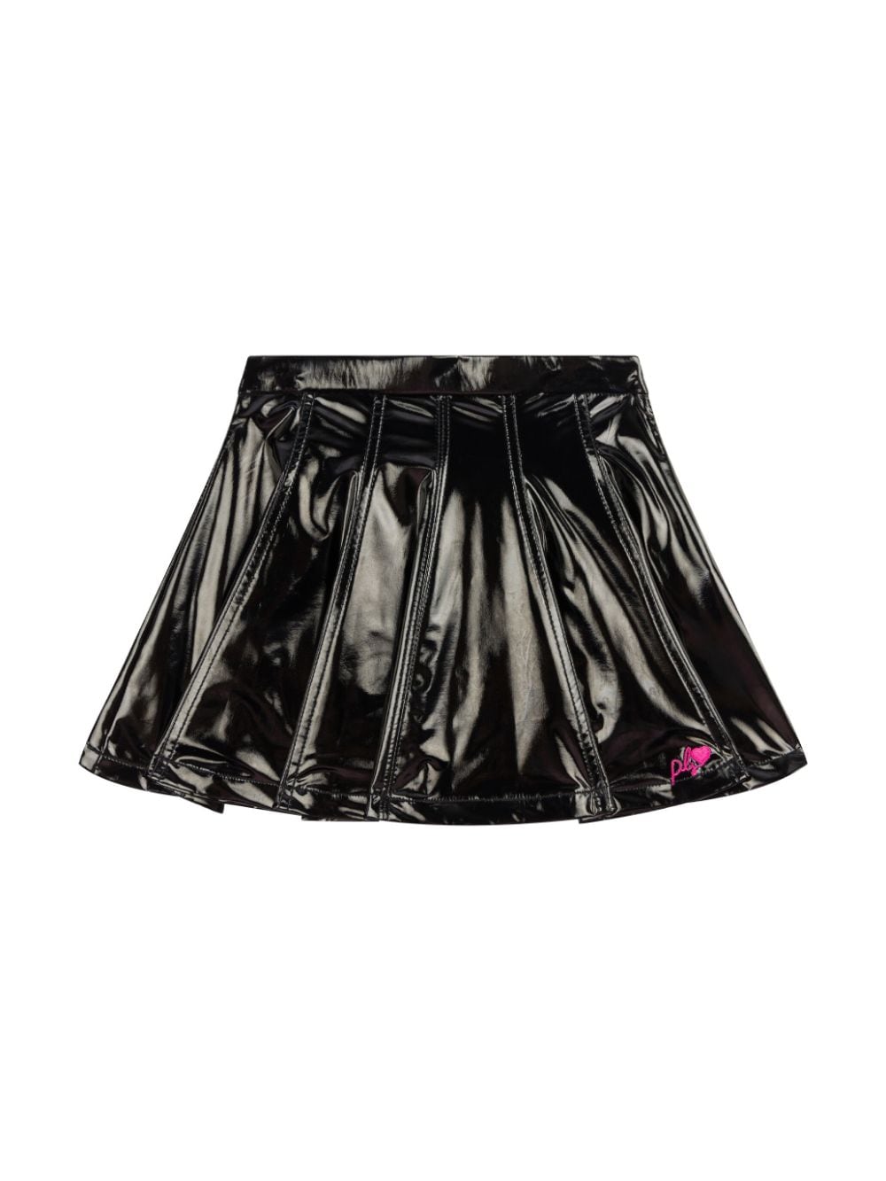 Philosophy Di Lorenzo Serafini Kids embroidered-logo skirt - Black von Philosophy Di Lorenzo Serafini Kids