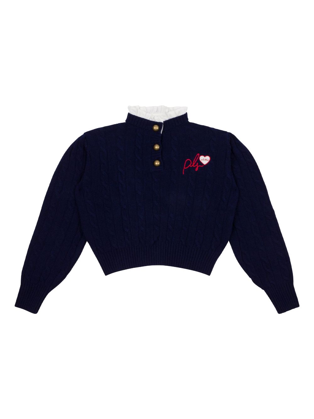 Philosophy Di Lorenzo Serafini Kids embroidered-logo sweater - Blue von Philosophy Di Lorenzo Serafini Kids