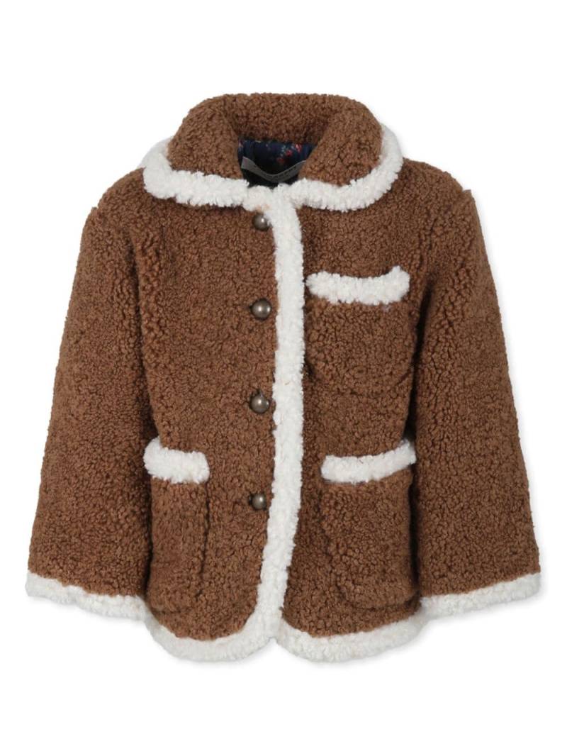 Philosophy Di Lorenzo Serafini Kids faux-shearling jacket - Brown von Philosophy Di Lorenzo Serafini Kids