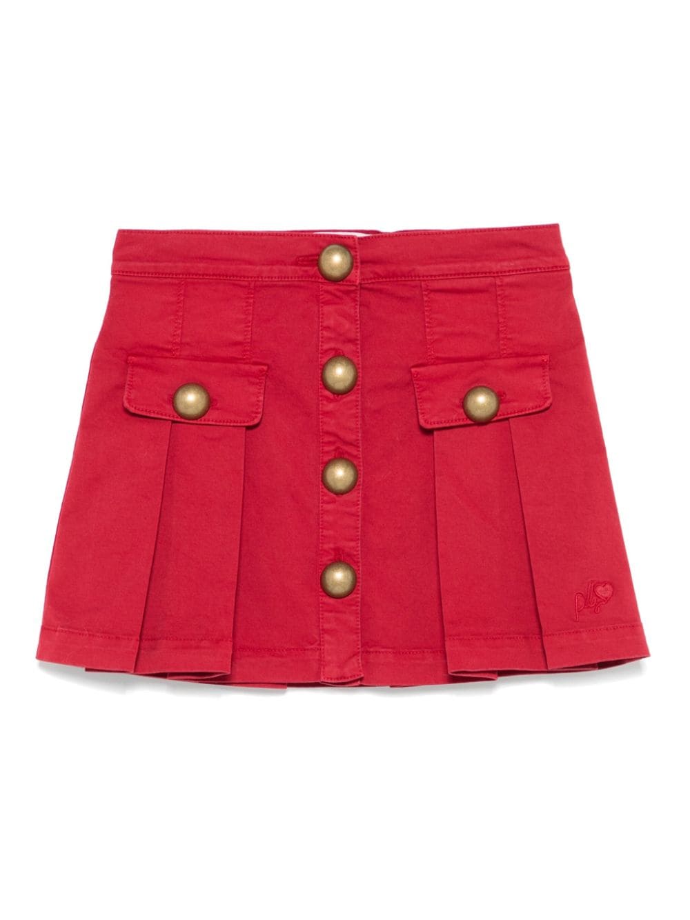 Philosophy Di Lorenzo Serafini Kids pleated mini skirt - Red von Philosophy Di Lorenzo Serafini Kids